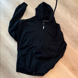 Fruit of the Loom Black Fleece Hoodie